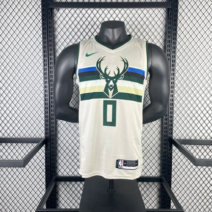 2019 Bucks White NBA Jersey