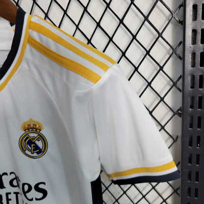 23-24 Real Madrid Home Kids Kit