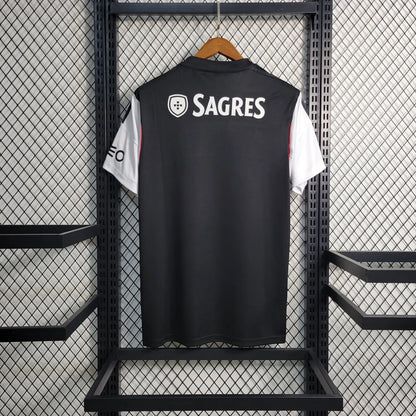 13-14 Benfica Black and White Retro Jersey