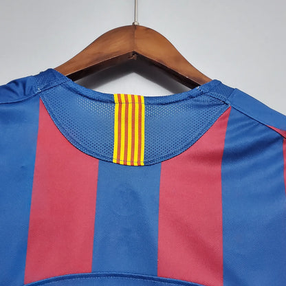 2006 Barcelona UEFA Champions League Home Retro Jersey
