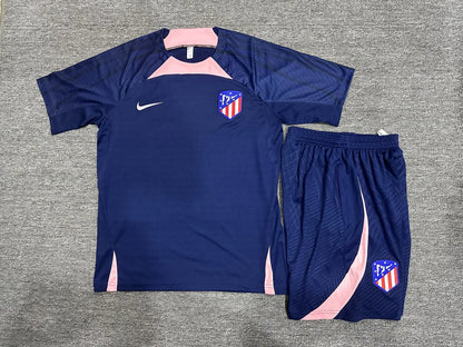 23-24 Atletico Madrid Short Sleeve Training Suit
