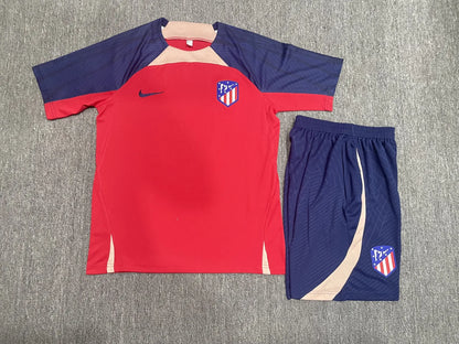 23-24 Atletico Madrid Short Sleeve Training Suit