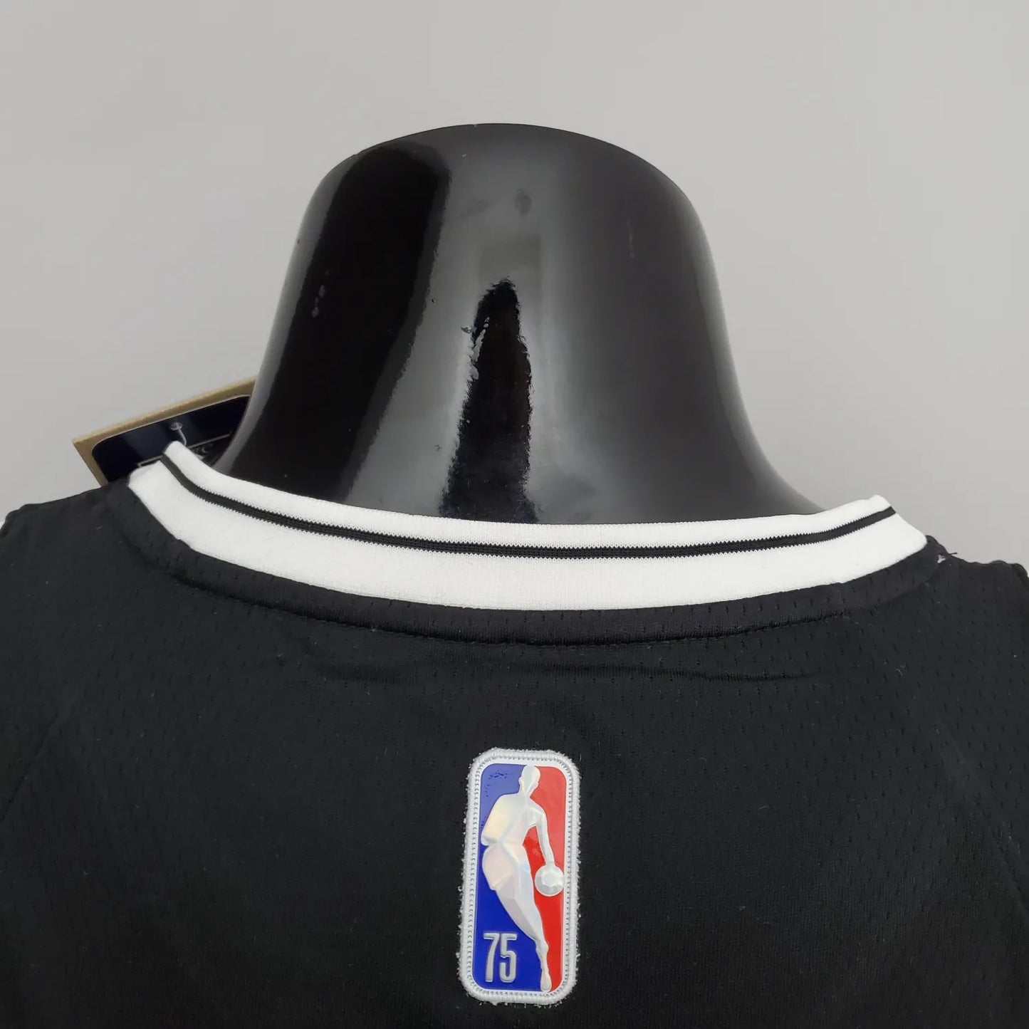 75th Anniversary Simmons #10 Nets Black NBA Jersey