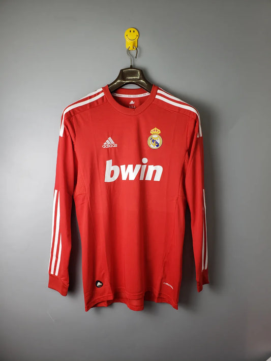 2012 Real Madrid Red Long Sleeve Retro Jersey