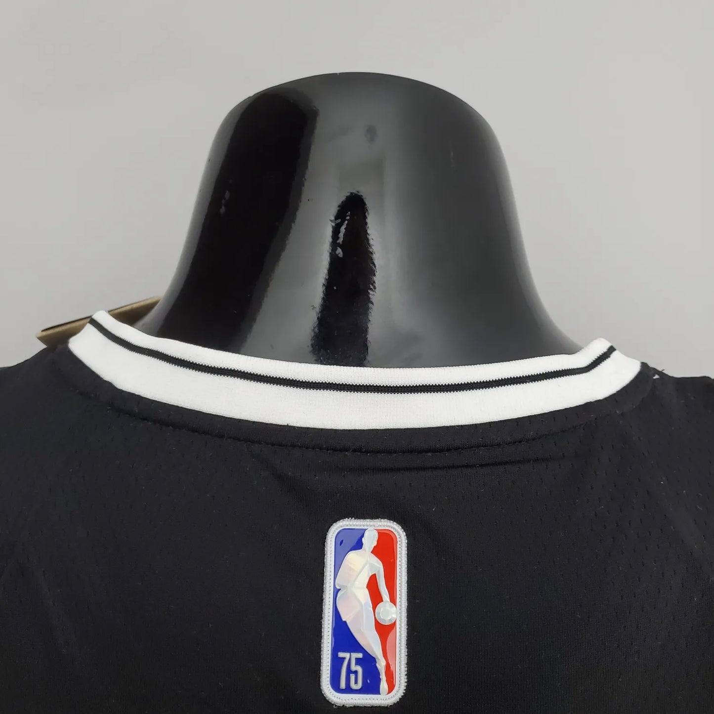 75th Anniversary Curry #30 Nets Black NBA Jersey