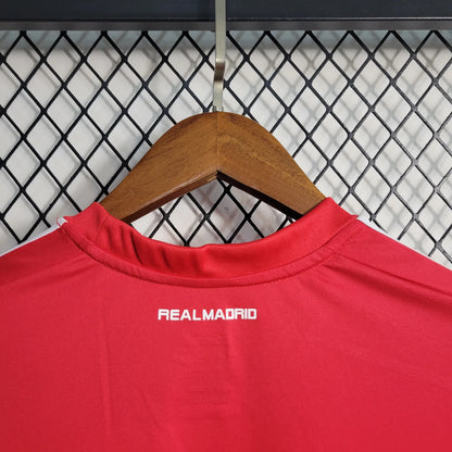 11-12 Real Madrid Red Retro Long Sleeve Jersey