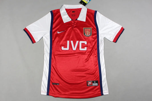 1998 Arsenal Red Retro Short sleeve Jersey
