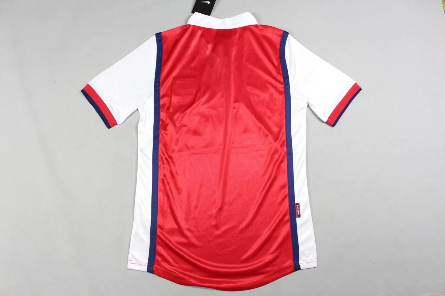 1998 Arsenal Red Retro Short sleeve Jersey