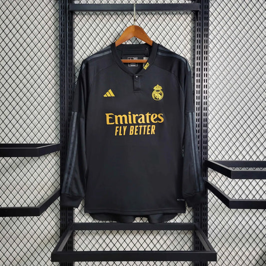 23-24 Real Madrid Third Fans Long Sleeve Jersey