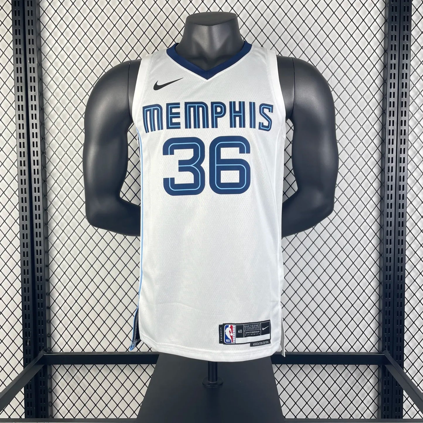 2023 Grizzlies Home 36# SMART NBA Jersey