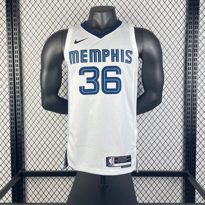 2023 Grizzlies Home 36# SMART NBA Jersey