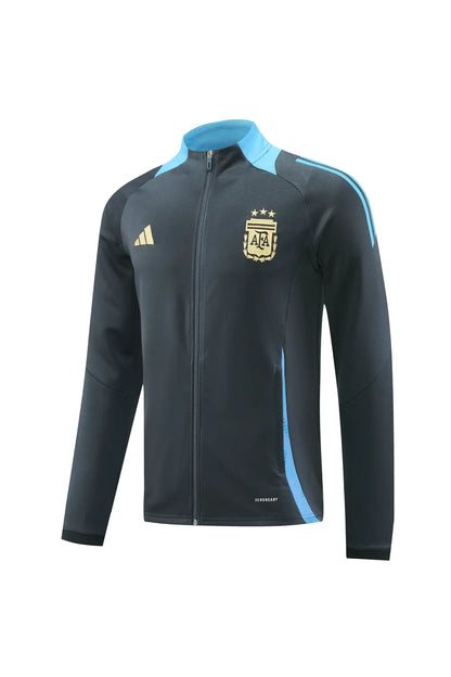 2024 Argentina Gray Jacket Tracksuit