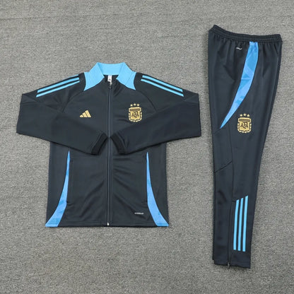2024 Argentina Gray Jacket Tracksuit