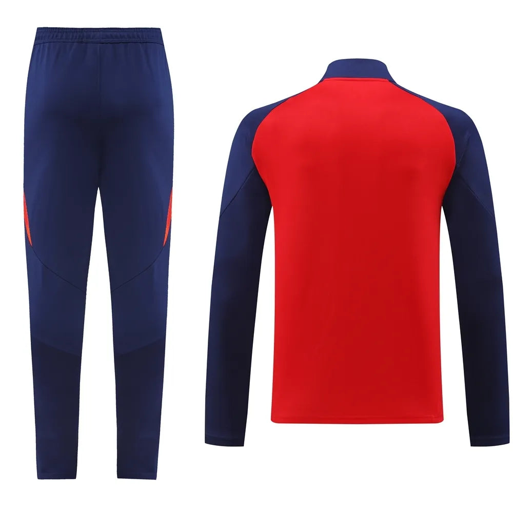 2024 Spain Red Jacket Tracksuit