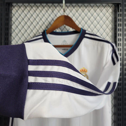 12-13 Real Madrid Home Retro Long Sleeve Jersey