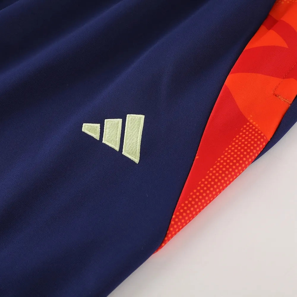 2024 Spain Red Jacket Tracksuit