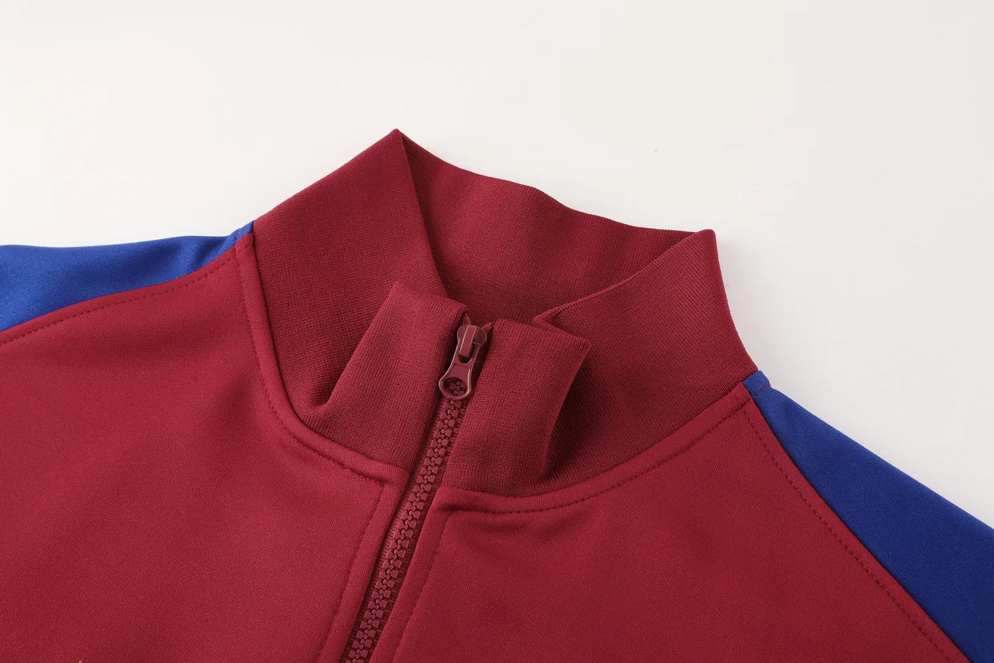 24-25 Barcelona Red and Dark Blue Jacket Tracksuit