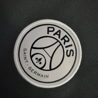 18-19 PSG Black Retro Long Sleeve Jersey