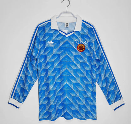 1988 East Germany Home Long Sleeve Retro Jersey