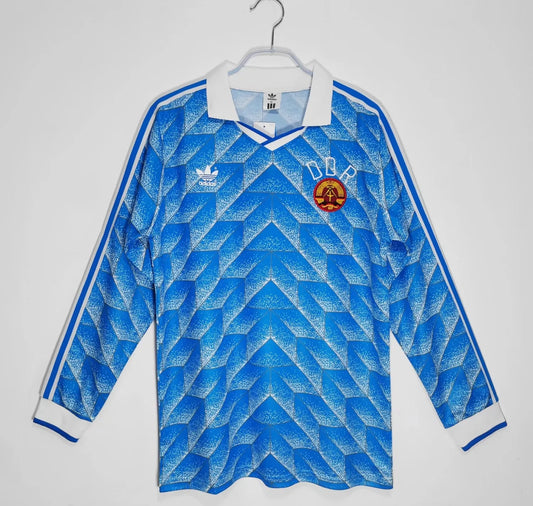 1988 East Germany Home Long Sleeve Retro Jersey