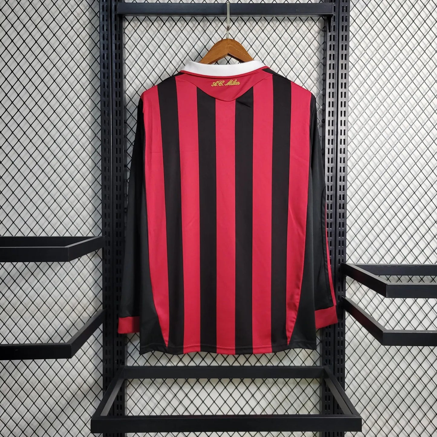 09-10 AC Milan Home Retro Long Sleeve Jersey