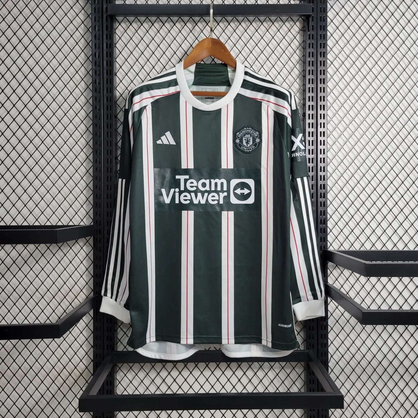 23-24 Manchester United Away Fans Long Sleeve Jersey