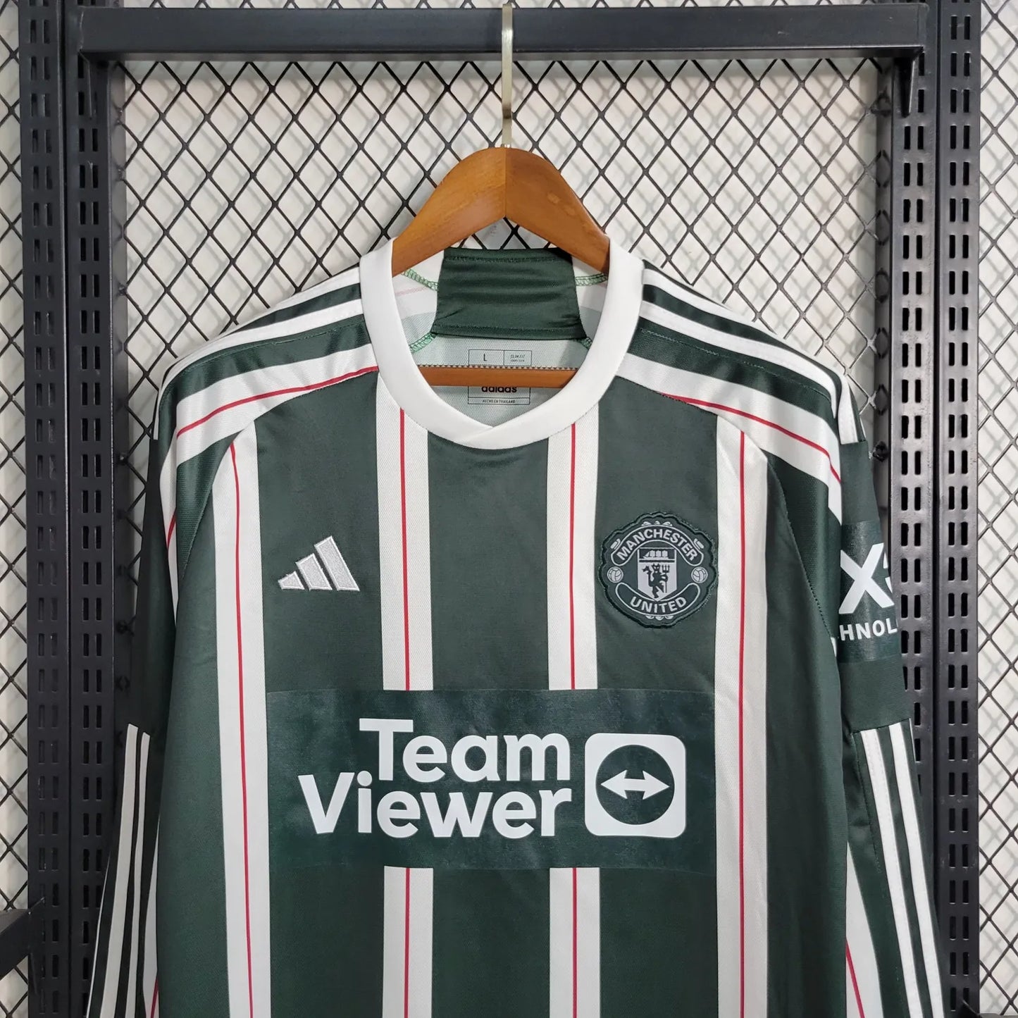 23-24 Manchester United Away Fans Long Sleeve Jersey