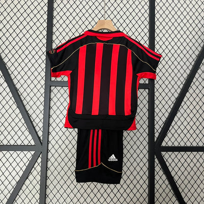 Retro 06-07 AC Milan Home Kids Kit