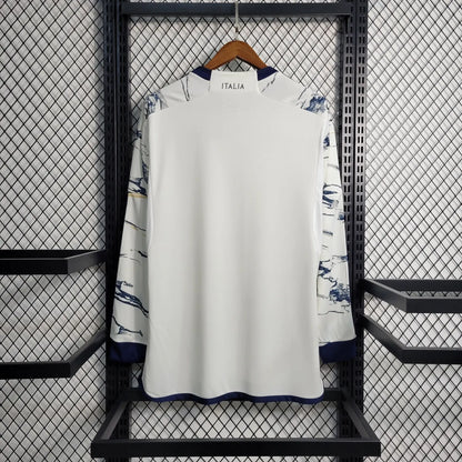 2023 Italy Away Long Sleeve Fans Jersey