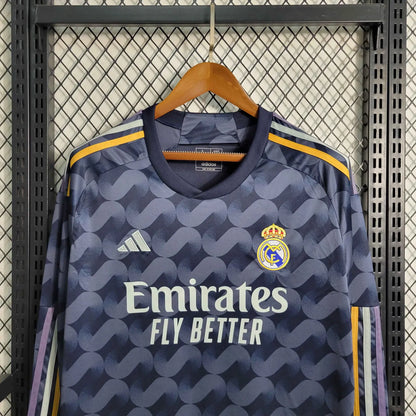 23-24 Real Madrid Away Fans Long Sleeve Jersey