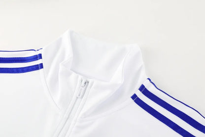 24-25 Real Madrid White Jacket Tracksuit