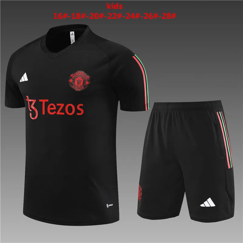 23-24 Manchester United Short Sleeve Training Suit