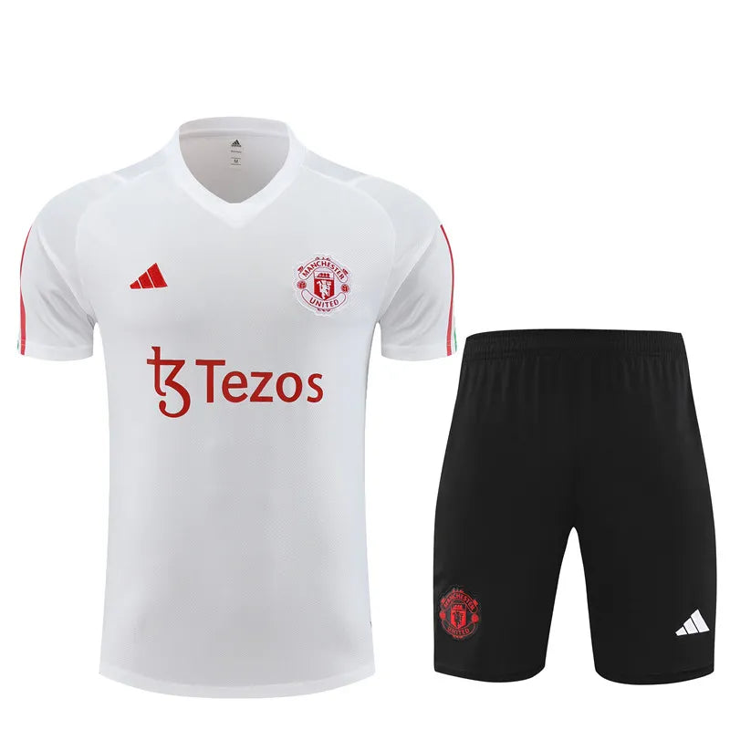 23-24 Manchester United Short Sleeve Training Suit