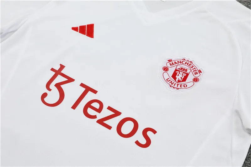 23-24 Manchester United Short Sleeve Training Suit