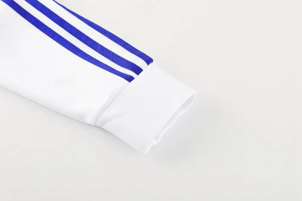 24-25 Real Madrid White Jacket Tracksuit