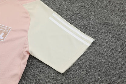 23-24 Olympique Lyonnais Short Sleeve Training Suit