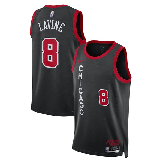 23-24 Chicago Bulls City Edition Zach LaVine #8 Swingman NBA Jersey