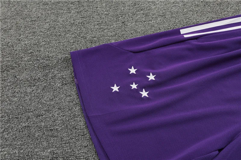 23-24 Cruzeiro Esporte Short Sleeve Training Suit
