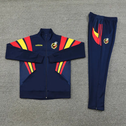 2024 Spain Dark Blue Jacket Tracksuit
