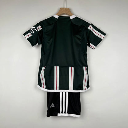 23-24 Manchester United Away Kid Kit