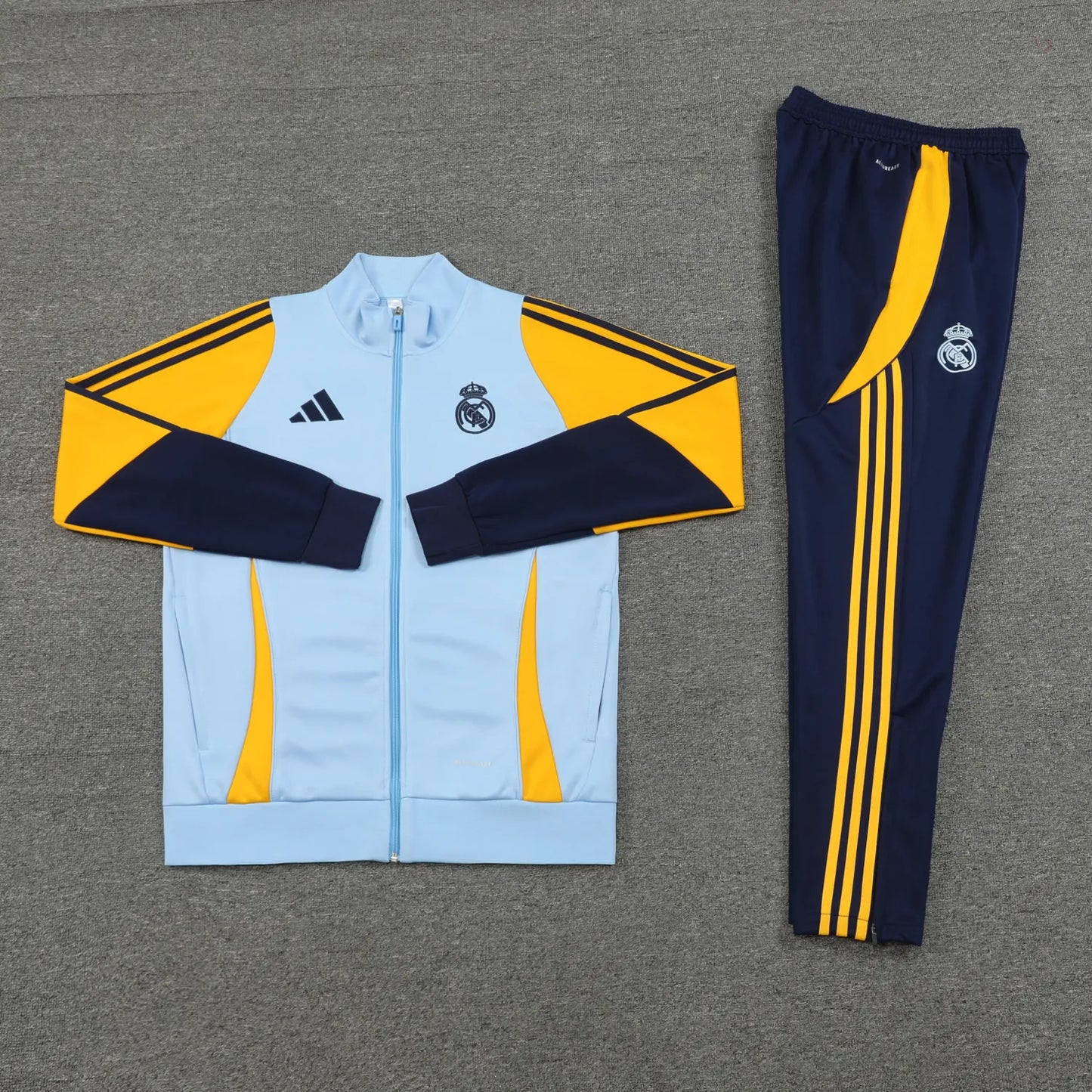 24-25 Real Madrid Light Blue Jacket Tracksuit