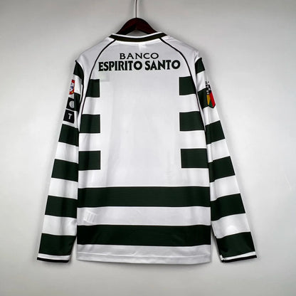 2001-03 Sporting CP Home Long Sleeve Retro Jersey
