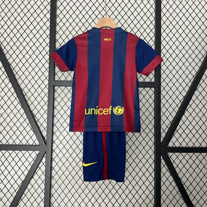 Retro 14-15 Barcelona Home Kids Kit