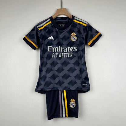 23-24 Real Madrid Away Kid Kit