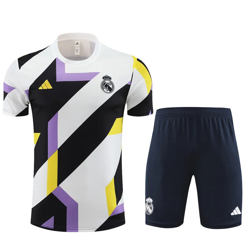 23-24 Real Madrid Camouflage Training Short Sleeve Suit