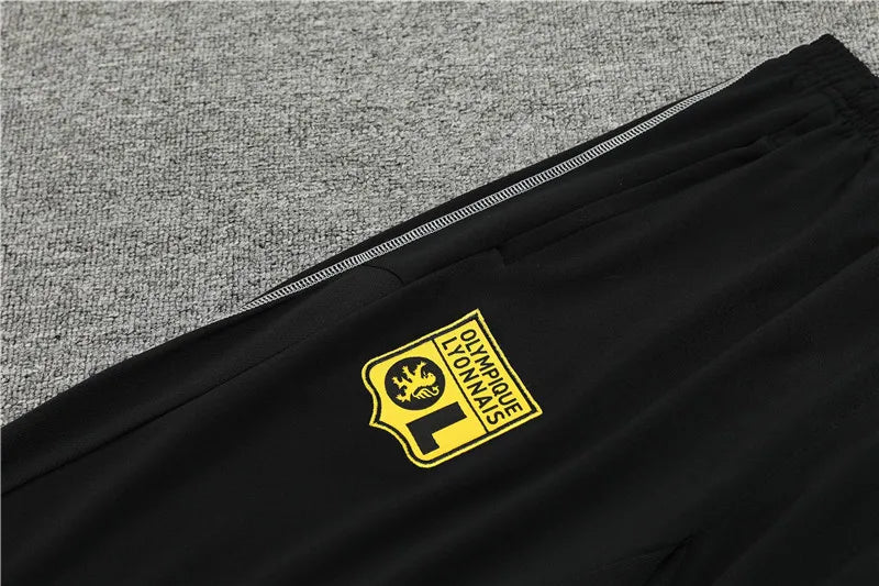 23-24 Olympique Lyonnais Black Training Suit