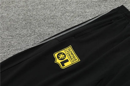 23-24 Olympique Lyonnais Black Training Suit