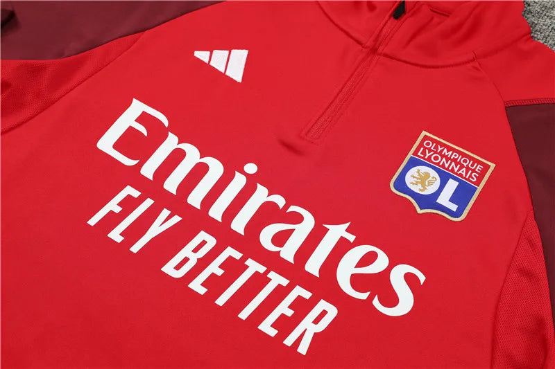 23-24 Olympique Lyonnais Red Training Suit