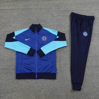24-25 Chelsea Blue Jacket Tracksuit