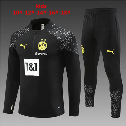 23-24 Borussia Dortmund Black Training Suit